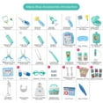 thumbnail image 2 of Ensemble de 44 Pcs Jouets de Jeu de Rôle pour Enfants, Jouet de Docteur, Jouet d'Infirmière, Jouets de Maison de Jeu, Appareils de Clinique de Simulation de Docteur avec Sac de Rangement, 2 of 12