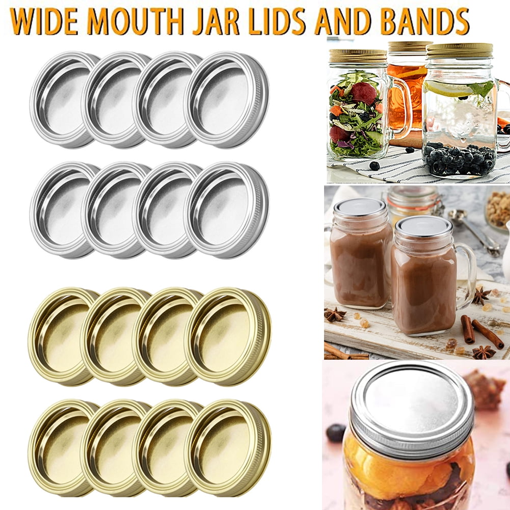 10//20pcs//set Mouth Canning Lids Bands Split-Type Leak Proof For Jar Canning Lids