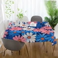 thumbnail image 3 of Yayeee Tablecloths 60" x 120" Rectangle Wrinkle Resistant Party Table Cover, Pink Flowers Pattern, 3 of 8