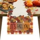 thumbnail image 4 of Mantel con diseño de calabaza, pavo y hojas de arce para Acción de Gracias, decoración para mesa de fiesta, 13 x 72 pulgadas, 4 of 5