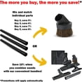 thumbnail image 3 of 3Pcs 1.25 Inch Vacuum Accessories and Attachments Extension Wands for Shop Vac Extension Wand Attachment Vacuum Pipe, 3 of 6