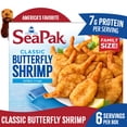 thumbnail image 3 of SeaPak Crispy Breaded Butterfly Shrimp, Easy to Bake, 18 oz, BAP Certified (Frozen), 3 of 11