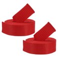 thumbnail image 1 of Unique Bargains Ceintures de Classement Colorées Taekwondo 6 Pieds, Polyester / Coton Hommes Femmes Pro pour Compétition, Rouge 2 Pack, 1 of 5