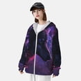 thumbnail image 3 of Lsque Galactic Wolf Stare UPF 50+ Lightweight Sun Protection Men's Women's Long Sleeve Shirt, Hoodie Performance -Medium, 3 of 9