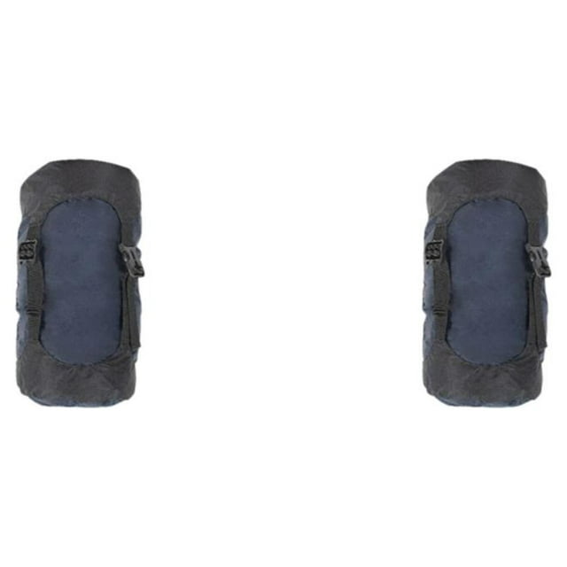 QualitChoice Sac de Compression à Cordon 1/2/3/5 Sac de Rangement pour Accessoires de Camping Randonnée Escalade Bleu Foncé/m 2 Pcs