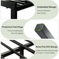 thumbnail image 7 of Feonase Queen Size Metal Platform Bed Frame with Linen Upholstered Headboard, 12" Under-Bed Space,Black, 7 of 7