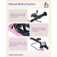 thumbnail image 4 of KRIDDO Pro Toddler Balance Bike for 2+ Year Old, 12 Inch Push Bicycle w Hand Brake & Kickstand, Gift Bike for 2-5 Boys Girls, Pink, 4 of 5