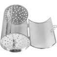 thumbnail image 4 of Cesta para horno microondas Cesta para asado de acero inoxidable Utensilios para hornear duraderos antiadherentes Horno asado Tuercas giratorias Frijoles Maní Parrilla para barbacoa Asado Cocina Herr, 4 of 5