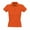 Orange, variant on SOLS Womens People Pique Short-Sleeved Polo Shirt