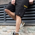 thumbnail image 5 of URSOFINE Men's Casual Cargo Shorts Classic Stretch Waist Drawstring Outdoor Work Shorts with 4 Pockets, 5 of 5
