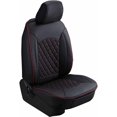 Aegis Luxurious 3D Design PU Leather Seatcover, Front Set