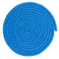 thumbnail image 4 of Super Soft 3 Strand Twisted Cotton Rope (Light Blue, 1/4 Inch x 100 Feet), 4 of 4