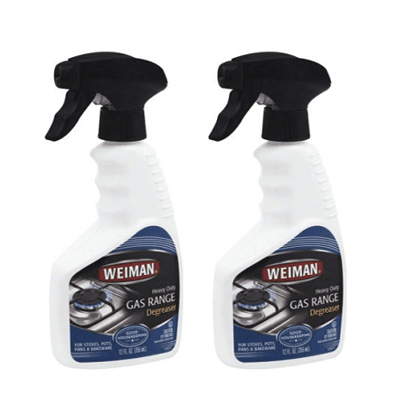 (2 Pack) Weiman Gas Range Cleaner & Degreaser, 12 (Best Gas Tank Cleaner)