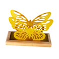 thumbnail image 2 of CoudarTitie Butterfly Napkin Holder for Table Countertop Organizer Freestanding Metal Tissue Gold, 2 of 9