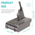 thumbnail image 3 of V6V7V8  Battery Adapter for Dyson V6 V7 V8,for Craftsman 20V V20 Lithium Battery Work for Dyson SV04 SV03 VTC4 DC59 DC58 DC62 SV09 for V6 Animal Motorhead V6 Slim Cordless Vacuum Battery Replacement, 3 of 5