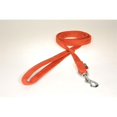thumbnail image 1 of Dogline Comfort Microfiber Flat Leash for Dogs (W 5/8" L 6ft), Orange, 1 of 3