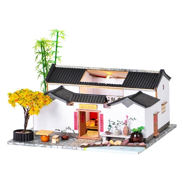 Kit de en Miniatura Creativa de Bricolaje LED lighting led MODERNO MODERNO 3D Puzzles de Juguete