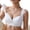 White, variant on Kureaily Women's Lightweight Bra For Lift And Side Support No Show Undergarment Plus Size Comfort Bra Womens Sports Bras
