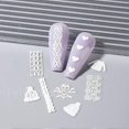 thumbnail image 4 of Snowflakes Nail Art Silicone Mold Winter Sweaters Gel Print Stencils Embossed Butterflies Flower Nail Carving Templates Tools, 4 of 5