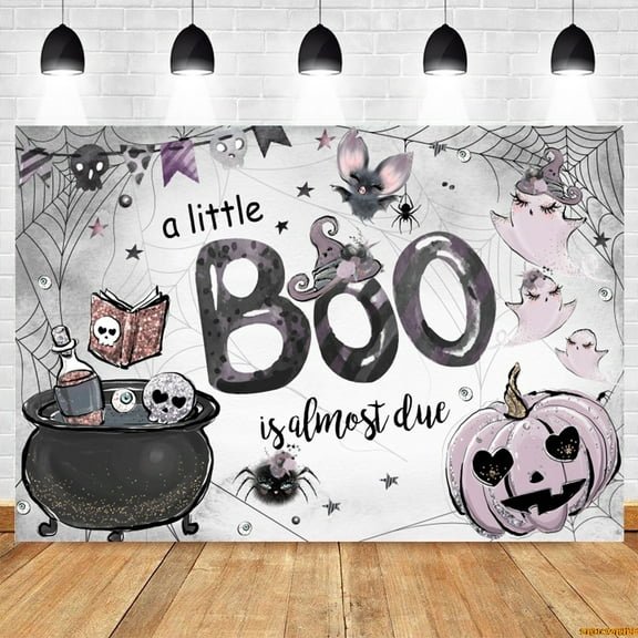 Hallowe Backdrop Horror Moon Night Scary Pumpkin Lantern Castle Witch Bat Hallowe Baby Photography Background Photo Studio