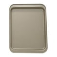thumbnail image 1 of PENGXIANG Rectangle Baking Pan Cookie Biscuit Pastry Stainless Steel Baking Oven Tray Non-stick Coating  Small  Gold, 1 of 9