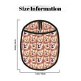 thumbnail image 3 of Corgi Head with Floal Pot Holders for Kitchen - Heat Resistant Oven Mitts Hot Pads with Pocket, Non Slip Silicone Pot Holders, Cuteness Hanging Loop Potholders for Kitchen Baking, 3 of 5