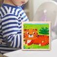 thumbnail image 4 of Rompecabezas de Madera Coloridos Yotijar Juguetes de Aprendizaje Educación Temprana con Animal Tigre, 4 of 7