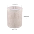 thumbnail image 2 of FOMIYES Pantalla De Tela Anti Para De Y Con Bombilla E14 Color Beige, 2 of 6