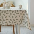 thumbnail image 1 of LAICAIW Pastoral Rectangle Tablecloth-60 x 84 Inch-Linen Fabric Table Cloth-Washable Table Cover with Dust-Proof Wrinkle Resistant for Restaurant, Picnic, Bistro, Indoor and Outdoor Dining, Green Le, 1 of 5