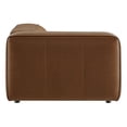 thumbnail image 5 of Modular Armchair, Brown, Faux Leather, Living Room Lounge Cafe Lobby Hospitality Restaurant, Modern Contemporary, HB37661, 5 of 10