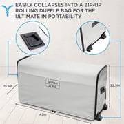 Ivation EZ-Bed King - Air Mattress w/Frame & Case, Deflate Defender, Dual Auto Pump, Durable Design