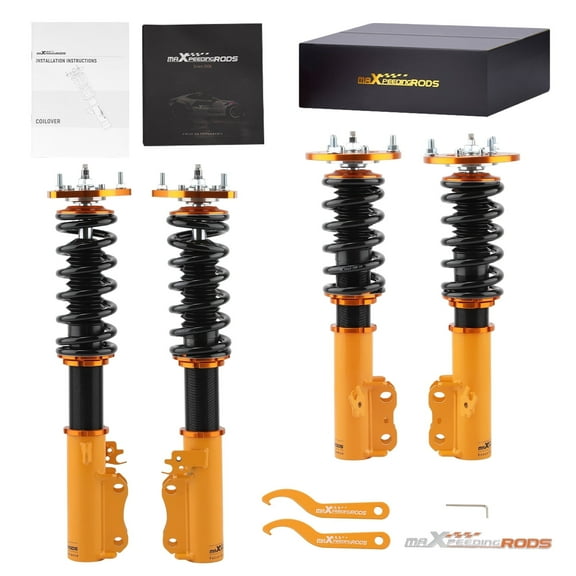 Maxpeedingrods Coilover Shocks 24 Way Adjustable Damper Suspension For Toyota Camry 1992-2001