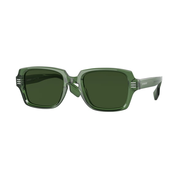 Burberry BE 4349 Eldon Men's Sunglasses - Black Frame, Dark Grey Lenses