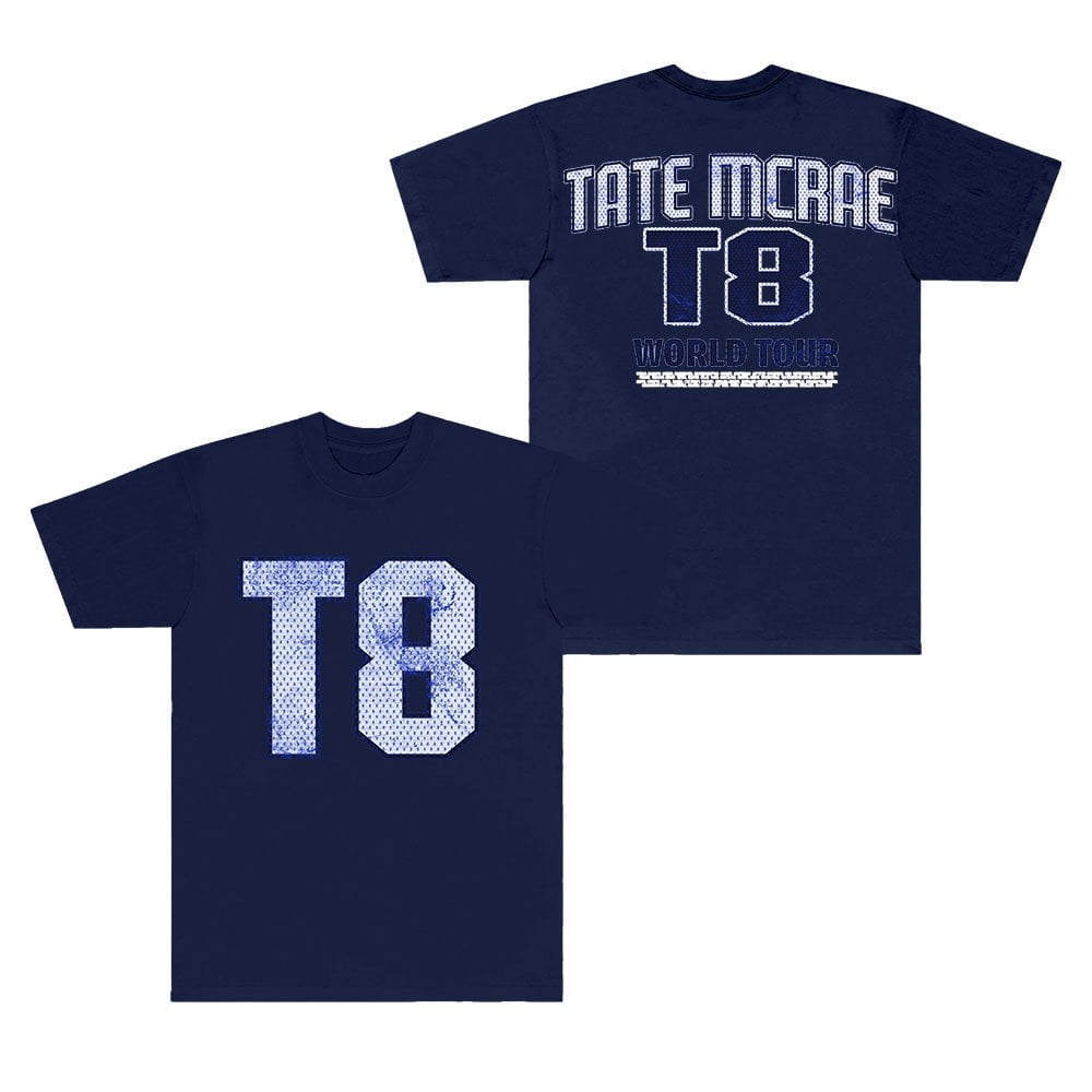 Tate McRae T-shirts T8 Logo Print Think Later World Tour