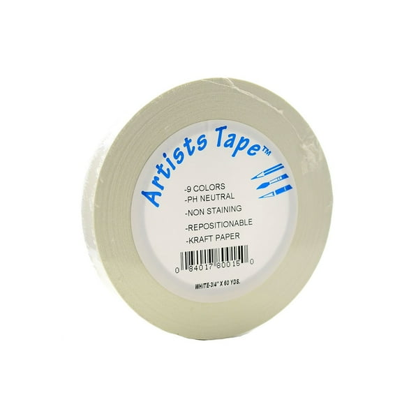 Pro Tapes White Artist's Tape 3/4 In. X 60 Yd. 15608