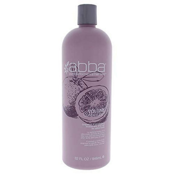 ABBA Volumizing Conditioner, GrapeFruit & LemonGrass, 32 Fl Oz