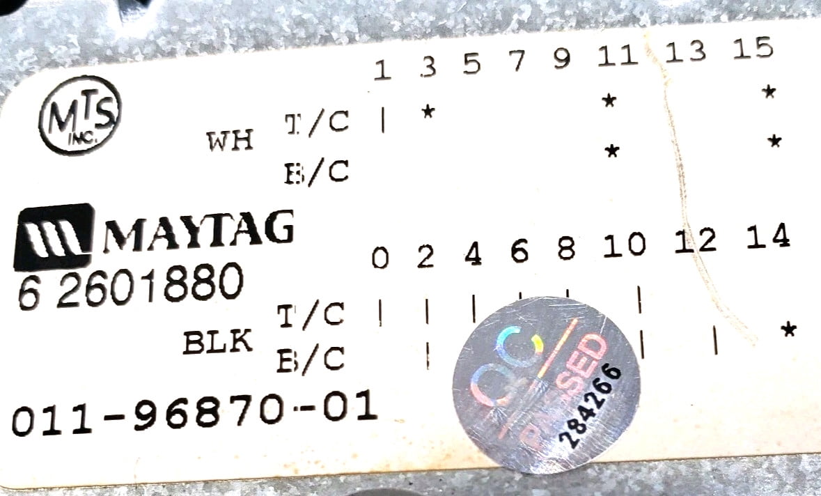 Pre-Owned OEM Replacement for Maytag Washer Timer 62601880