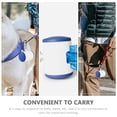 thumbnail image 3 of OULII 2Pcs Dog Leash Pouch Blue Portable Storage Box Bag with Durable PP Material, 3 of 8