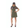 thumbnail image 1 of Top Gun Uniform Women's Costume Dress & Hat - Large, 1 of 2