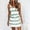 Mint Green, variant on Women's Casual Dress Beach Dresses For Women Casual Summer Striped Print Tennis Tank Dress Sleeveless Dress Green M