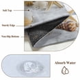 thumbnail image 5 of Summer Marine Life Front Door Rugs 2x3 ft Ocean Starfish Conch Shell Beach Umbrella Coastal Small Rug for Entryway Non Slip Washable Bathroom Door Mat Absorbent Floor Mat for Indoor Entrance, 5 of 9