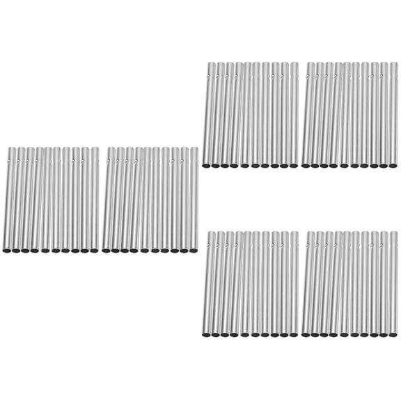 Set of 3 Wind Chime Aluminum Small Chimes for Kit Kids Silver