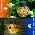thumbnail image 2 of Solar Hummingbird Feeder - Auto-Lighting Solar Light for Garden Decor,Perfect Hummingbird Feeder for Outdoors Hanging， Perfect Outdoor Gift for Nature Enthusiasts, 2 of 7