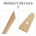 thumbnail image 4 of SHISUYAN Pottery Sculpting Tools for Clay Craft Projects with Stable Wood Material Beige Color 5 Pieces, 4 of 8