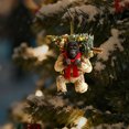 thumbnail image 4 of Animales Decorativos Planos Adornos Navideños Adornos Navideños Adornos Navideños Colgantes para Árbol de Navidad Impresión Plana 2D Colgantes Acrílicos Adornos Navideños Decoraciones Navideñas para E, 4 of 5