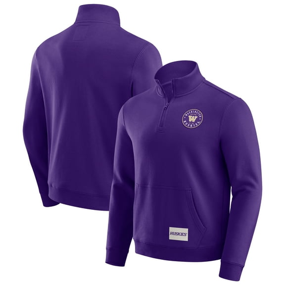 Men's Darius Rucker Collection by Fanatics Purple Washington Huskies Quarter-Zip Pullover