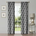 thumbnail image 5 of BNM Ribbon Blackout Curtains, Set of 2, 26" x 84", Grey, 5 of 6