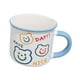 thumbnail image 5 of Taza de cerámica para café, taza de té con asa, vajilla de cocina, adorable taza de agua reutilizable, Taza de leche para Latte, leche, bebida y agua Azul, 5 of 9
