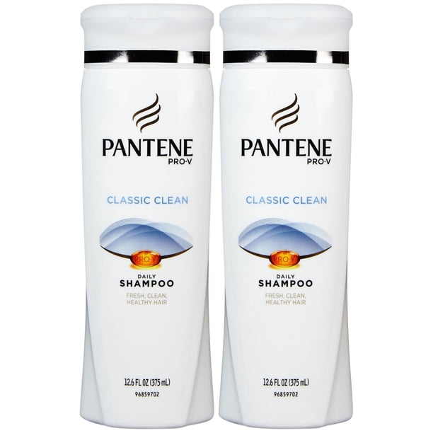Champú Pantene Pro-V Classic Clean 375 ml (paquete de 2)