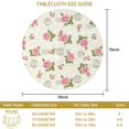 thumbnail image 3 of Pioneer Flower Floral Print Pattern Round Tablecloth 60 X 60 Inch, Wrinkle Resistant Wipeable Table Cloth for Kitchen Dining Picnic Patio Party, 3 of 6